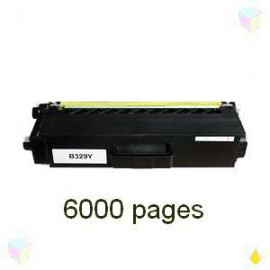 toner compatible TN329Y yellow pour Brother Dcpl8450cdw